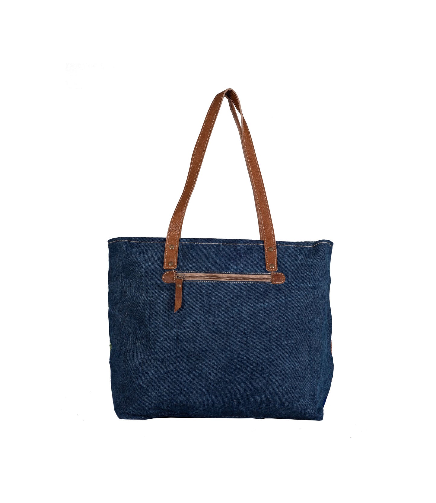 Cotton fabric hand bag