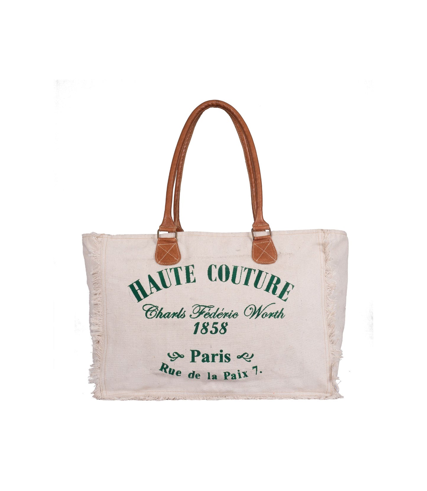 Cotton fabric hand bag