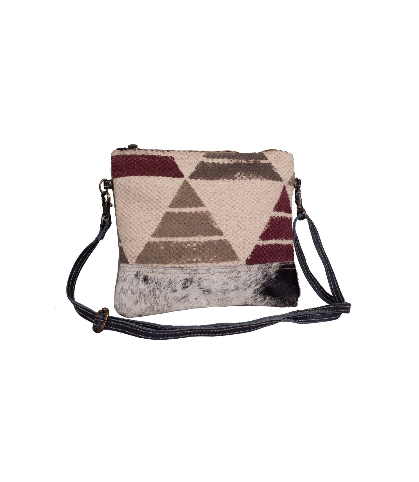 Tipsy Triangles Crossbody Bag