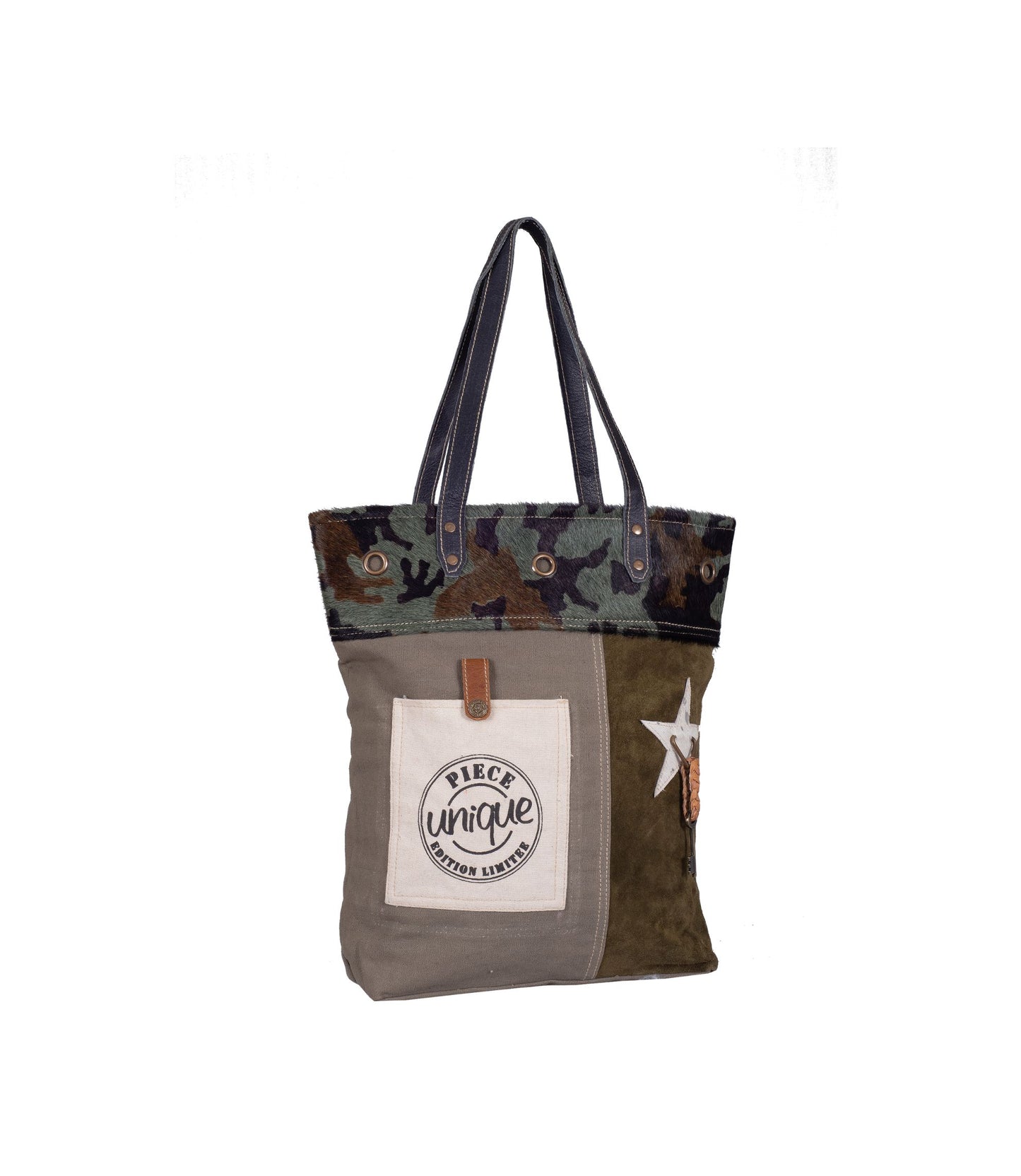 Retro-Rustic Tote Bag
