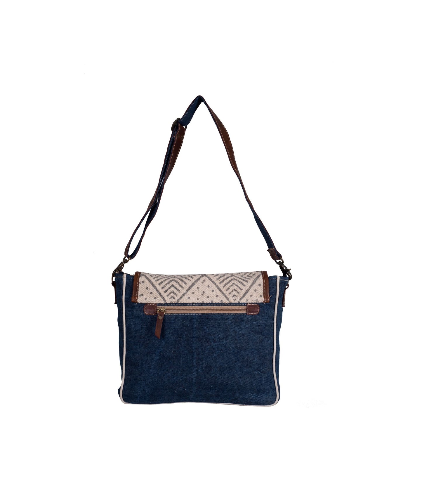 Debonair Denim Crossbody Bag