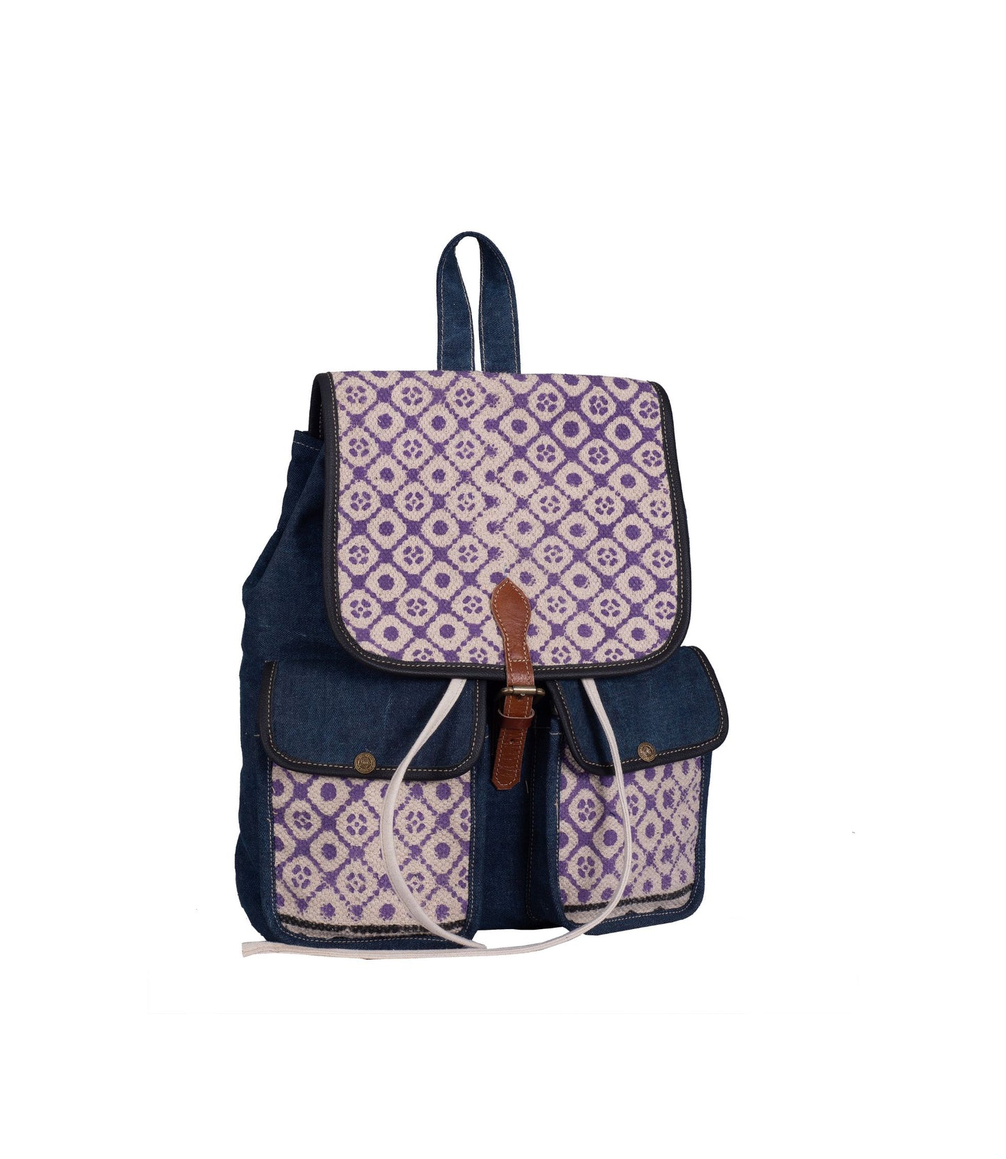 Lavender farm Drawstring Backpack