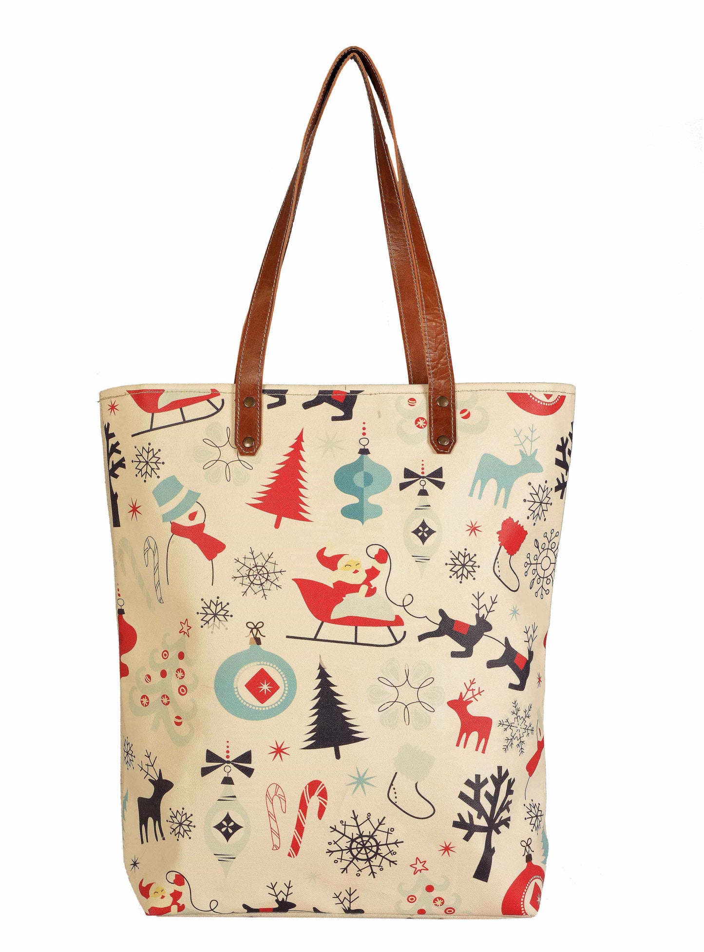 Santa's Sleigh Tote Bag