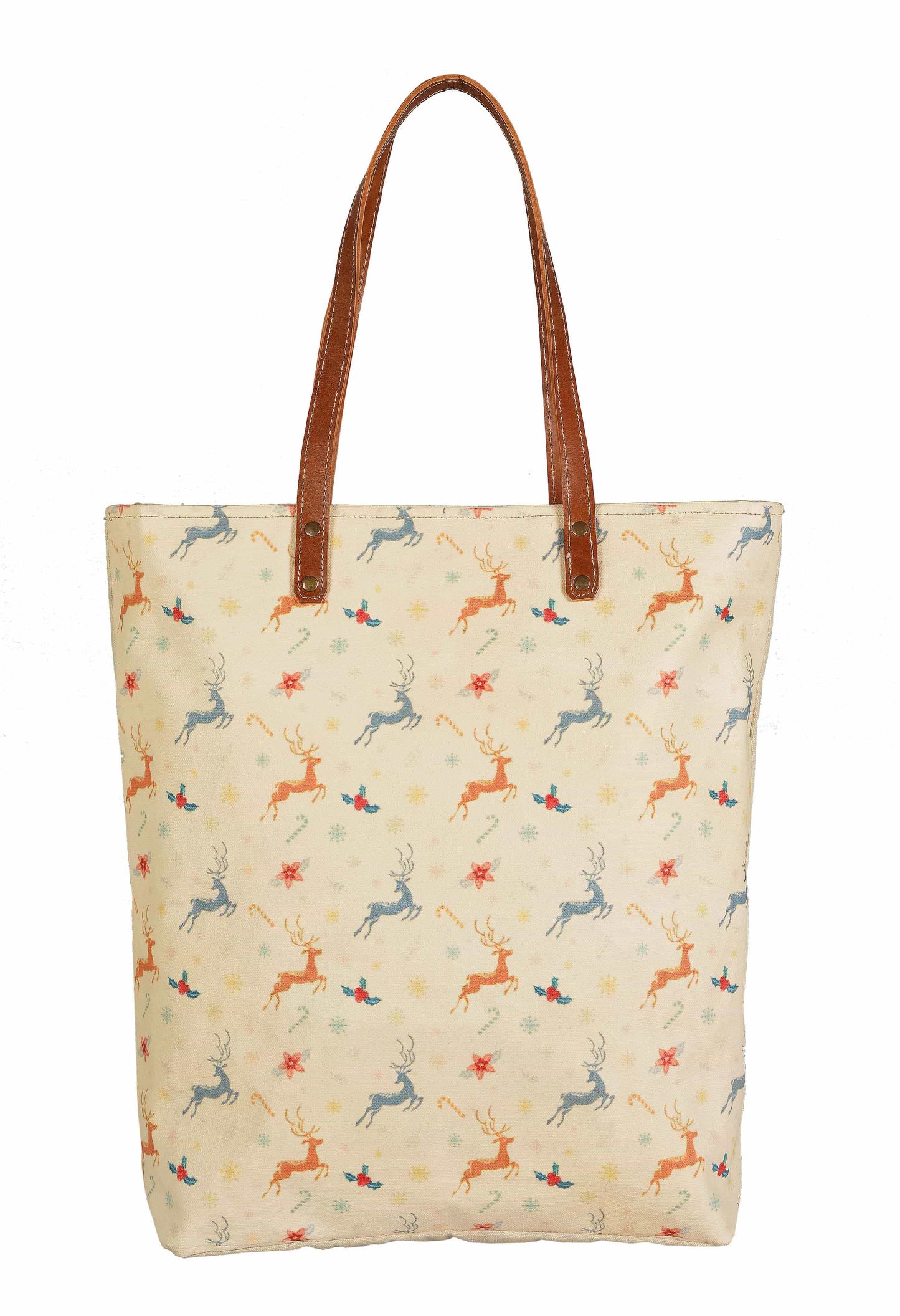Reindeer Wishes Mistletoe kisses Tote Bag