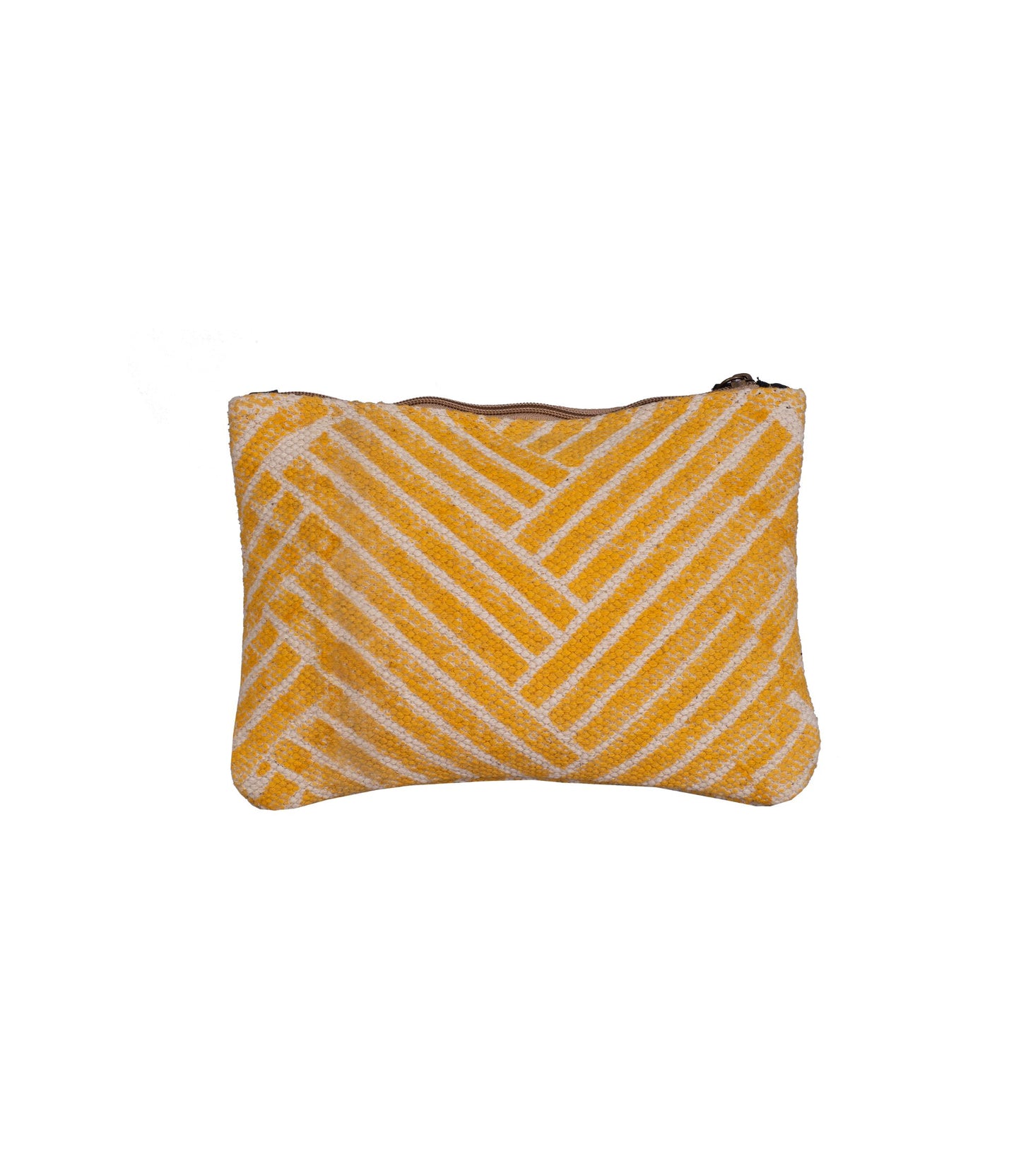 Mustard Weaves Cushion Crossbody Bag