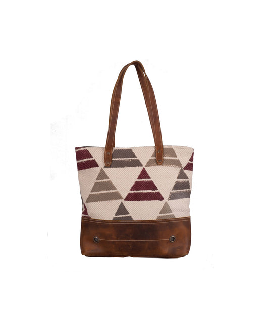 Tidy Triangles Tote Bag