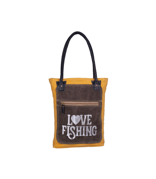 Go Fishing Tote Bag